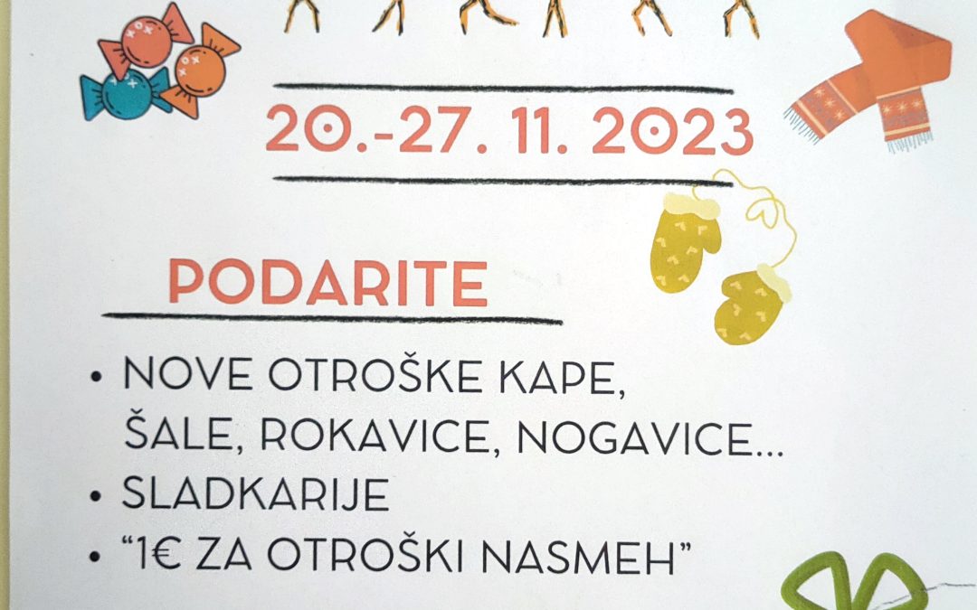 DOBRODELNI TEDEN “ZA OTROŠKI NASMEH”
